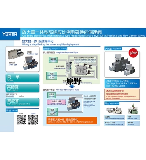 油研高響應比例電磁換向調(diào)速閥